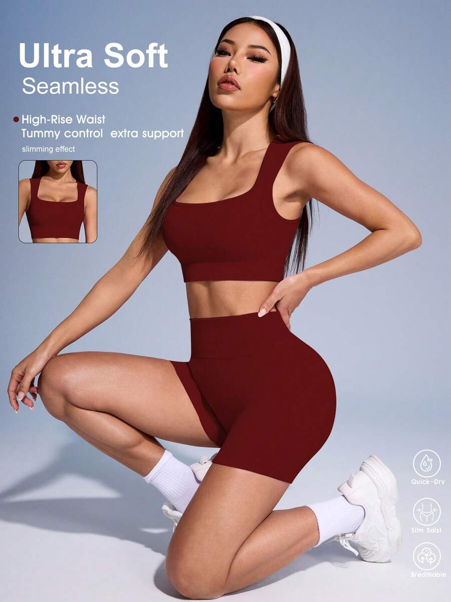 Ribbed Cropped Tank Top And Hi - огляд і ціна Tank Top Ribbed