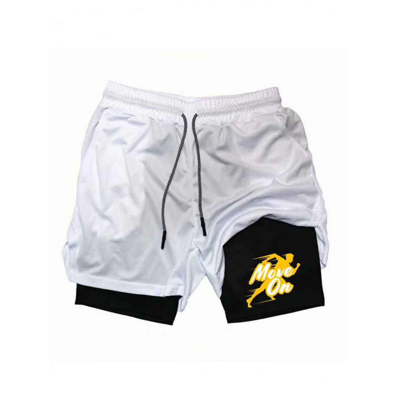 Summer Breathable Two-in-one D - огляд і ціна Compression Shorts Athletes