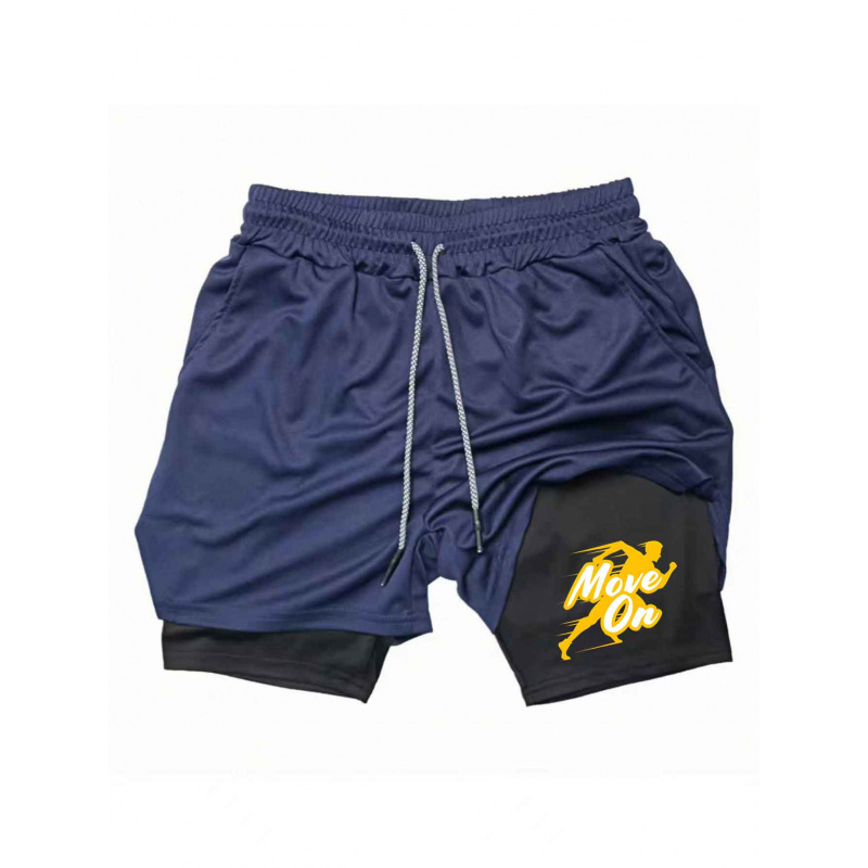 Summer Breathable Two-in-one D - огляд і ціна Compression Shorts Athletes